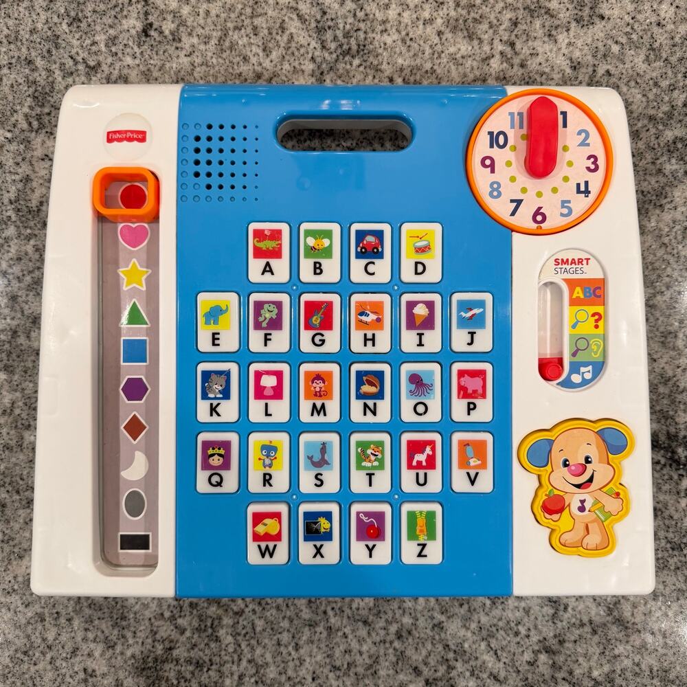 Fisher-Price Laugh & Learn A to Z Smart Pad Puppy's Alphabet Learning Board Toy